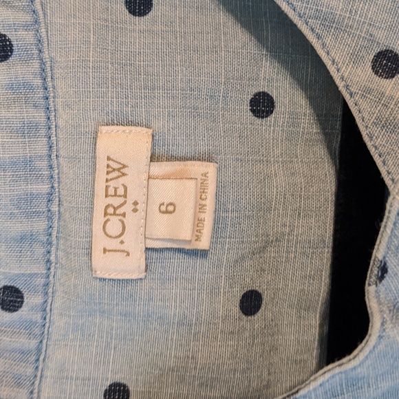 J Crew Sleeveless Chambray Top - Picture 2 of 7